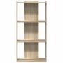 Librería 3 estantes madera ingeniería roble sonoma 60x30x120 cm by , Bookcases and shelves - Ref: Foro24-860267, Price: 60,10...
