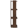 Librería 3 estantes madera ingeniería roble marrón 60x30x120 cm by , Bookcases and shelves - Ref: Foro24-860271, Price: 62,79...