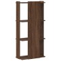 Librería 3 estantes madera ingeniería roble marrón 60x30x120 cm by , Bookcases and shelves - Ref: Foro24-860271, Price: 62,79...
