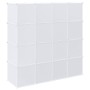Organizador de cubos almacenamiento 16 cubos varillas colgar PP von , Aufbewahrung von Kleidung und Schränken - Ref: Foro24-4...