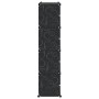 Estantería de cubos con 8 compartimentos y puertas PP negro by , Shoe racks and shoe organizers - Ref: Foro24-4019579, Price:...