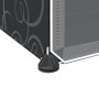Estantería de cubos con 8 compartimentos y puertas PP negro by , Shoe racks and shoe organizers - Ref: Foro24-4019579, Price:...