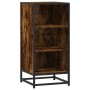 Aparador madera ingeniería y metal roble ahumado 35,5x35x76 cm von , Sideboards - Ref: Foro24-848951, Preis: 52,18 €, Rabatt: %