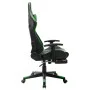 Gaming chair with black and green synthetic leather footrest. by vidaXL, Gaming chairs - Ref: Foro24-20513, Price: 184,73 €, ...