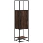 Aparador alto madera ingeniería marrón roble 35,5x35x139cm von , Sideboards - Ref: Foro24-849038, Preis: 79,00 €, Rabatt: %