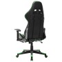Gaming-Stuhl mit Fußstütze aus schwarzem und grünem Kunstleder von vidaXL, Gaming-Stühle - Ref: Foro24-20513, Preis: 188,03 €...