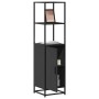 Aparador alto madera de ingeniería y metal 35,5x35x139 cm von , Sideboards - Ref: Foro24-849044, Preis: 84,88 €, Rabatt: %
