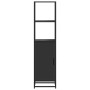 Aparador alto madera de ingeniería y metal 35,5x35x139 cm von , Sideboards - Ref: Foro24-849044, Preis: 84,88 €, Rabatt: %