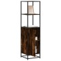 Aparador alto madera de ingeniería y metal 35,5x35x139 cm von , Sideboards - Ref: Foro24-849046, Preis: 75,29 €, Rabatt: %