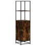Aparador alto madera de ingeniería y metal 35,5x35x139 cm von , Sideboards - Ref: Foro24-849046, Preis: 75,29 €, Rabatt: %