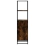 Aparador alto madera de ingeniería y metal 35,5x35x139 cm von , Sideboards - Ref: Foro24-849046, Preis: 75,29 €, Rabatt: %