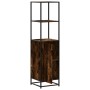 Aparador alto madera de ingeniería y metal 35,5x35x139 cm von , Sideboards - Ref: Foro24-849046, Preis: 75,29 €, Rabatt: %
