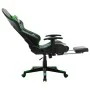 Gaming-Stuhl mit Fußstütze aus schwarzem und grünem Kunstleder von vidaXL, Gaming-Stühle - Ref: Foro24-20513, Preis: 181,85 €...