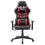 Schwarzer und roter Gaming-Stuhl aus Kunstleder von vidaXL, Gaming-Stühle - Ref: Foro24-20503, Preis: 145,55 €, Rabatt: %