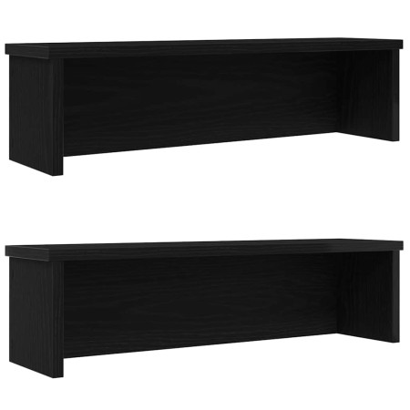 Estantes de cocina apilables 2 uds negro 60x15x16 cm von , Behälter für Küchenutensilien - Ref: Foro24-860502, Preis: 36,03 €...