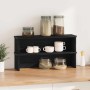 Estantes de cocina apilables 2 uds negro 60x15x16 cm von , Behälter für Küchenutensilien - Ref: Foro24-860502, Preis: 36,03 €...