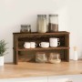 Estantes de cocina apilables 2 uds madera vieja 60x15x16 cm von , Behälter für Küchenutensilien - Ref: Foro24-860514, Preis: ...