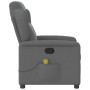 Sillón de masaje reclinable de tela gris oscuro by , Armchairs - Ref: Foro24-4015587, Price: 208,76 €, Discount: %