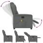 Sillón de masaje reclinable de tela gris oscuro by , Armchairs - Ref: Foro24-4015587, Price: 208,76 €, Discount: %