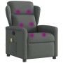 Sillón de masaje reclinable de tela gris oscuro by , Armchairs - Ref: Foro24-4015587, Price: 208,76 €, Discount: %
