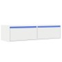 Mueble de TV con luces LED blanco 100X35,5x25 cm von , TV-Möbel - Ref: Foro24-860238, Preis: 80,39 €, Rabatt: %