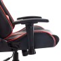 Schwarzer und roter Gaming-Stuhl aus Kunstleder von vidaXL, Gaming-Stühle - Ref: Foro24-20503, Preis: 145,55 €, Rabatt: %