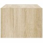 Mueble de TV con luces LED roble sonoma 75x35,5x25 cm von , TV-Möbel - Ref: Foro24-860231, Preis: 68,17 €, Rabatt: %