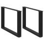 Patas de mesa de centro forma U 2uds acero negro 70x(42-43) cm von , Tischbeine - Ref: Foro24-4013164, Preis: 62,02 €, Rabatt: %
