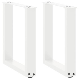 Patas de mesa de centro forma U 2uds acero blanco 38x(42-43) cm de , Patas para mesas - Ref: Foro24-4013153, Precio: 58,19 €,...