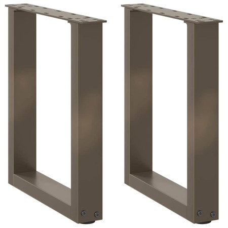 Patas para mesa de centro en forma de U 2 uds antracita acero by , Table legs - Ref: Foro24-4013151, Price: 48,16 €, Discount: %