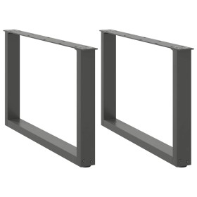 Patas para mesa de centro en forma de U 2 uds antracita acero von , Tischbeine - Ref: Foro24-4013166, Preis: 72,22 €, Rabatt: %