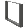 Patas para mesa de centro en forma de U 2 uds antracita acero by , Table legs - Ref: Foro24-4013166, Price: 69,08 €, Discount: %