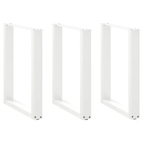 Patas para mesa centro forma U 3 uds blanco 70x(72-73) cm acero de , Patas para mesas - Ref: Foro24-4013201, Precio: 122,14 €...