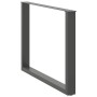 Patas para mesa comedor forma U 2uds antracita 100x(72-73) cm de , Patas para mesas - Ref: Foro24-4013198, Precio: 106,69 €, ...
