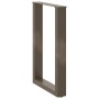 Patas para mesa comedor forma U 2uds acero natural 50x(72-73)cm de , Patas para mesas - Ref: Foro24-4013179, Precio: 83,02 €,...