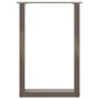Patas para mesa comedor forma U 2uds acero natural 50x(72-73)cm de , Patas para mesas - Ref: Foro24-4013179, Precio: 83,02 €,...