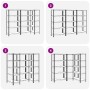 Estanterías de 5 baldas 3 uds madera contrachapada y acero azul by , Industrial shelving - Ref: Foro24-3307606, Price: 170,20...
