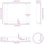 Patas de mesa de centro forma U 2uds acero negro 40x(30-31) cm von , Tischbeine - Ref: Foro24-4013132, Preis: 63,75 €, Rabatt: %