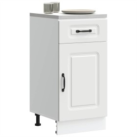 Mueble bajo de cocina Kalmar madera de ingeniería blanca de , Armarios de cocina - Ref: Foro24-853467, Precio: 86,27 €, Descu...