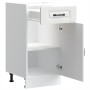Mueble bajo de cocina Kalmar madera de ingeniería blanca by , Kitchen cabinets - Ref: Foro24-853467, Price: 86,27 €, Discount: %