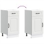 Mueble bajo de cocina Kalmar madera de ingeniería blanca by , Kitchen cabinets - Ref: Foro24-853467, Price: 86,27 €, Discount: %