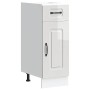 Mueble bajo cocina Kalmar madera ingeniería blanca alto brillo by , Kitchen cabinets - Ref: Foro24-853459, Price: 71,28 €, Di...