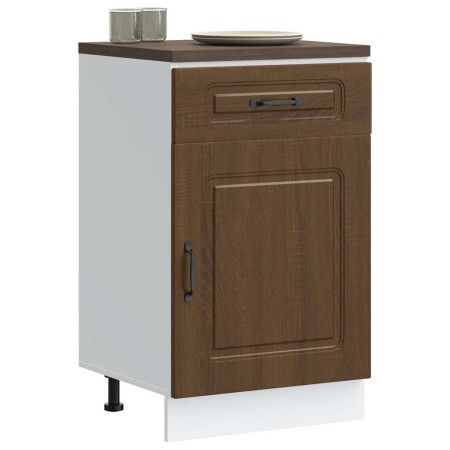 Mueble bajo de cocina Kalmar madera de ingeniería roble marrón von , Küchenschränke - Ref: Foro24-853484, Preis: 92,48 €, Rab...
