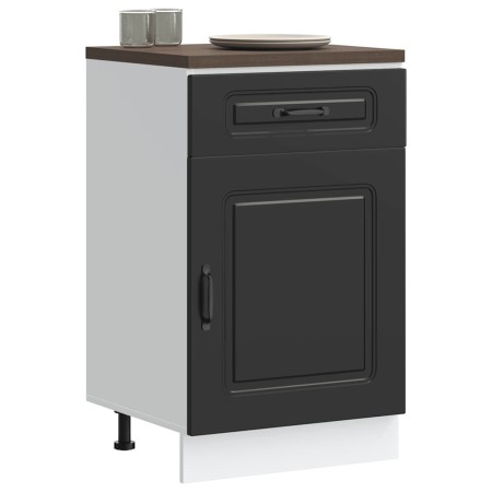 Mueble bajo de cocina Kalmar madera de ingeniería negra von , Küchenschränke - Ref: Foro24-853478, Preis: 91,75 €, Rabatt: %