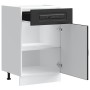 Mueble bajo de cocina Kalmar madera de ingeniería negra von , Küchenschränke - Ref: Foro24-853478, Preis: 91,75 €, Rabatt: %