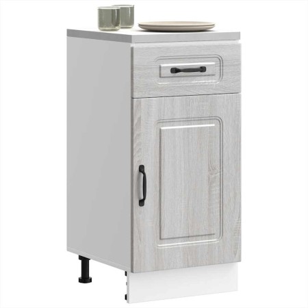 Mueble bajo de cocina Kalmar gris sonoma madera de ingeniería de , Armarios de cocina - Ref: Foro24-853473, Precio: 95,57 €, ...