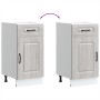 Mueble bajo de cocina Kalmar gris sonoma madera de ingeniería de , Armarios de cocina - Ref: Foro24-853473, Precio: 95,57 €, ...
