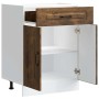 Mueble bajo de cocina Kalmar de madera ingeniería roble ahumado von , Küchenschränke - Ref: Foro24-853492, Preis: 90,57 €, Ra...