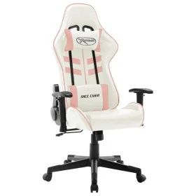 White and pink synthetic leather gaming chair by vidaXL, Gaming chairs - Ref: Foro24-20534, Price: 172,06 €, Discount: %