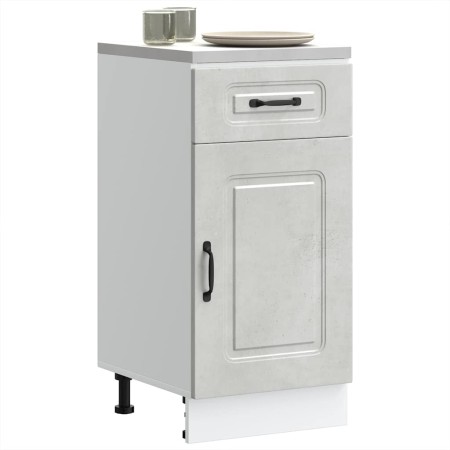 Mueble bajo de cocina Kalmar madera de ingeniería gris hormigón von , Küchenschränke - Ref: Foro24-853471, Preis: 86,68 €, Ra...